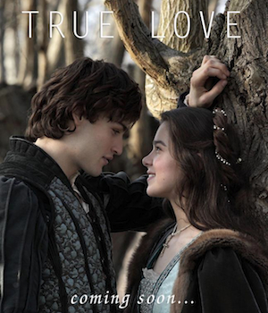 Douglas Booth and Hailee Steinfeld as Romeo and Juliet