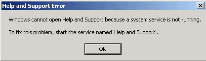 Windows Help and Support