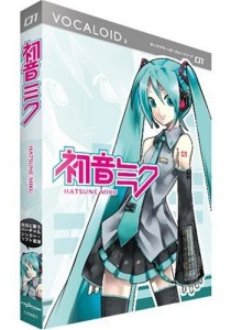 Hatsune Miku software for the VOCALOID2 engine