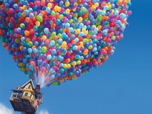 Pixar UP - House and Balloons