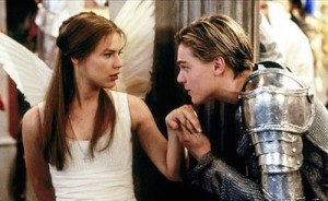 Leonardo DiCaprio and Claire Danes (Romeo + Juliet, 1996)