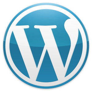 WordPress Logo Blue