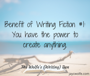 perks of being a fiction writer creativity