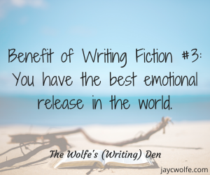perks of being a fiction writer emotional release